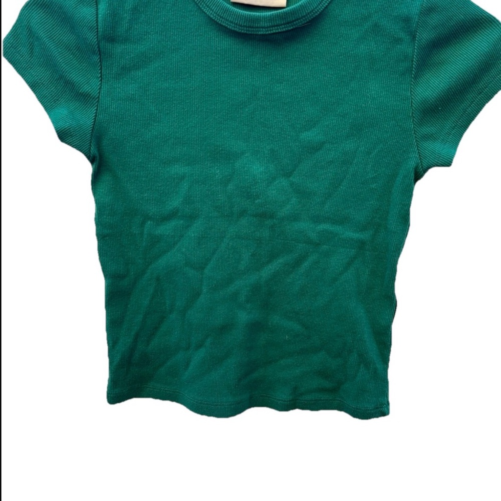 Anthropologie Maeve Baby - RIBBED BABY TEE IN GREEN - Picture 4 of 5